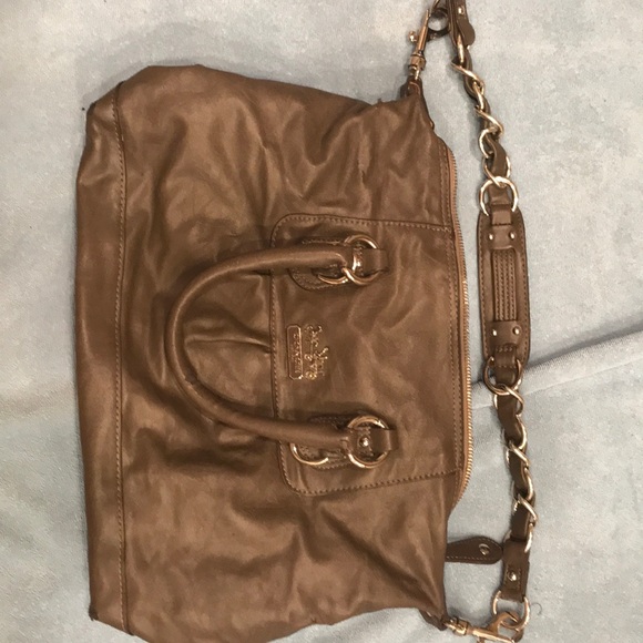 Used grey Coach bag. Bought off this site - Picture 1 of 4